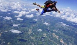 娱乐吃瓜酱跳伞视频,空中视角诠释极限运动魅力